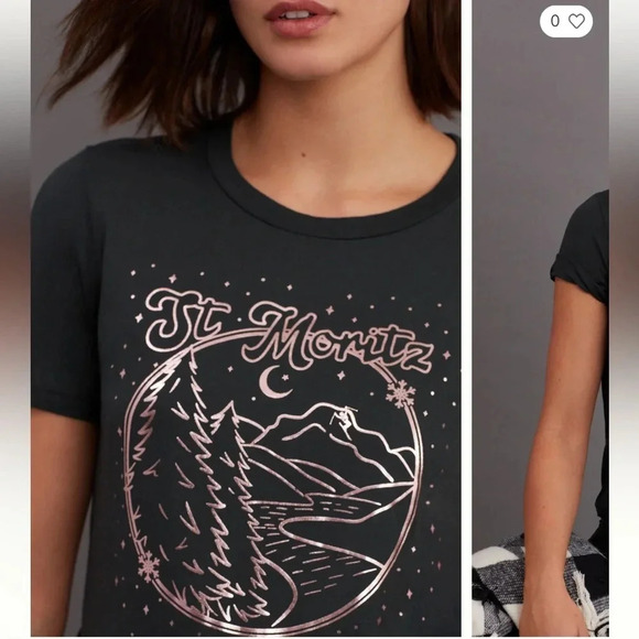 Anthropologie Sol Angeles St. Moritz Graphic Tee - Picture 2 of 4